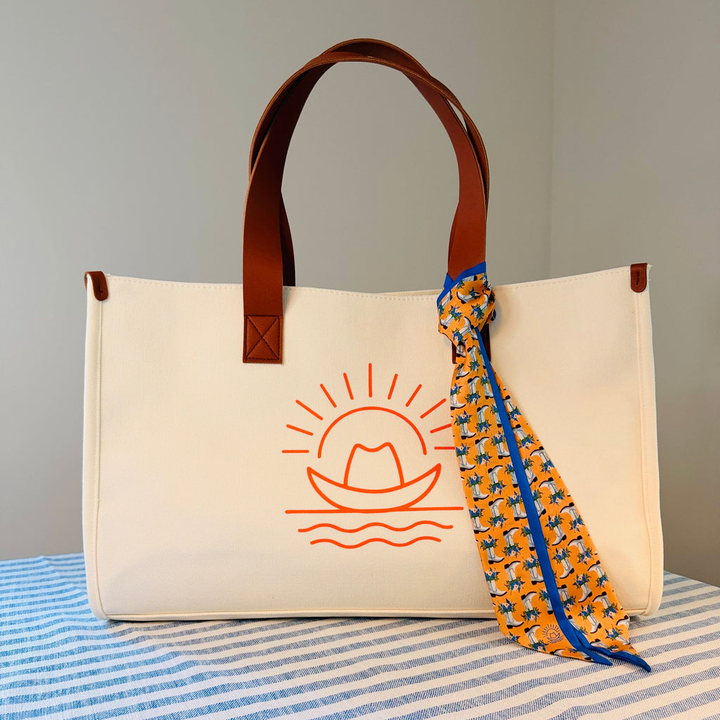 Texas Hill Country Silk Bag Scarf